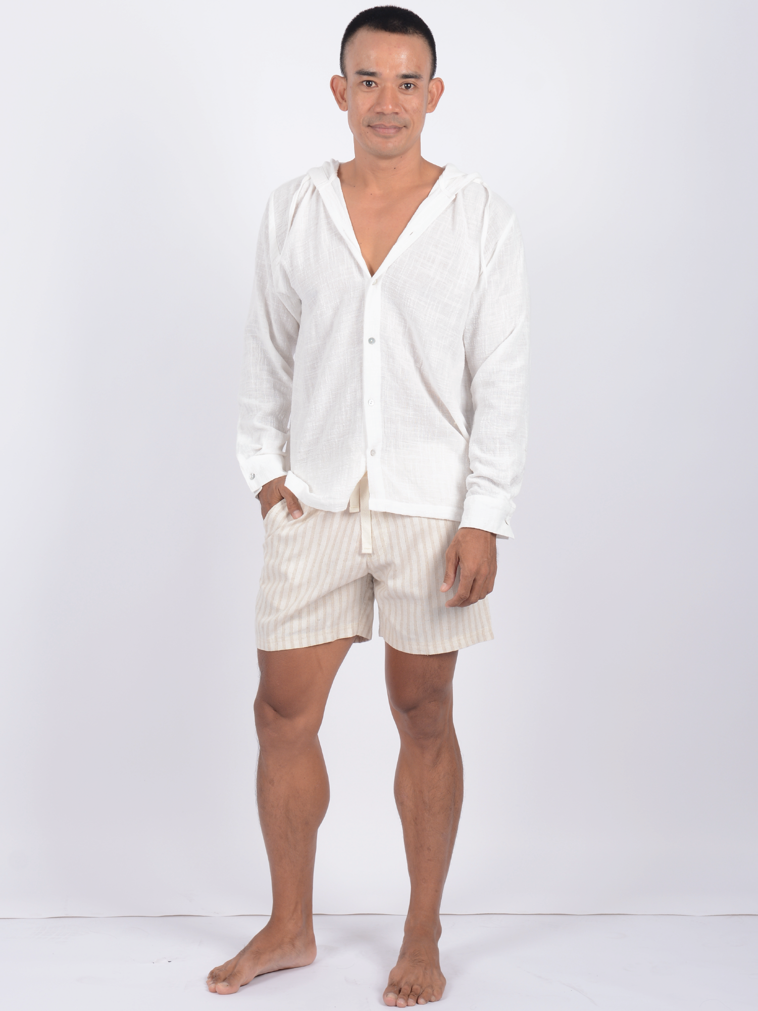 Celana Pendek Julio Natural Stripes