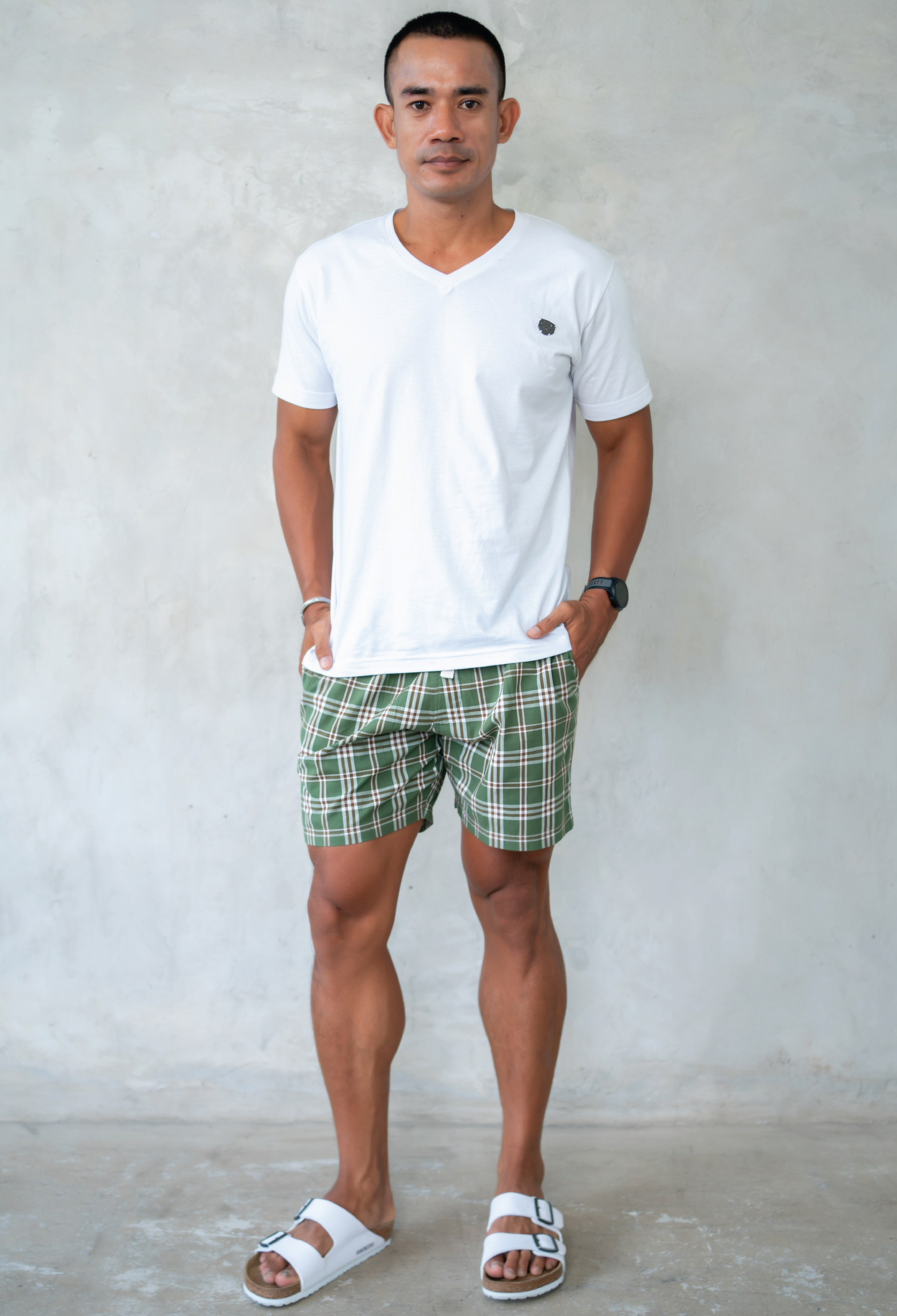 Short Ricky Square Green