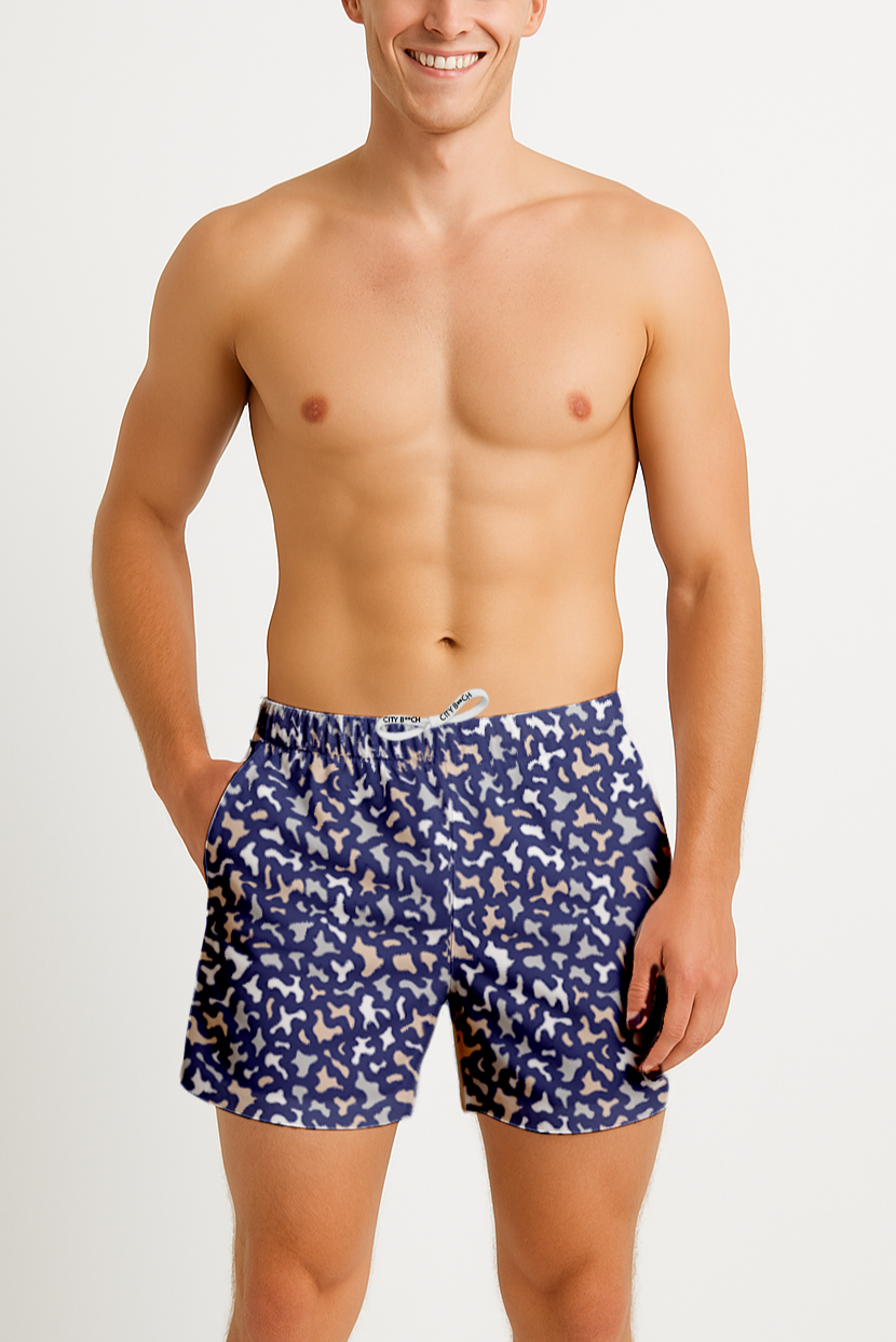 SHORT FREE STYLE ARMY INDIGO